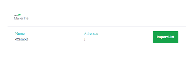 Import MailerLite subscribers into Verify550